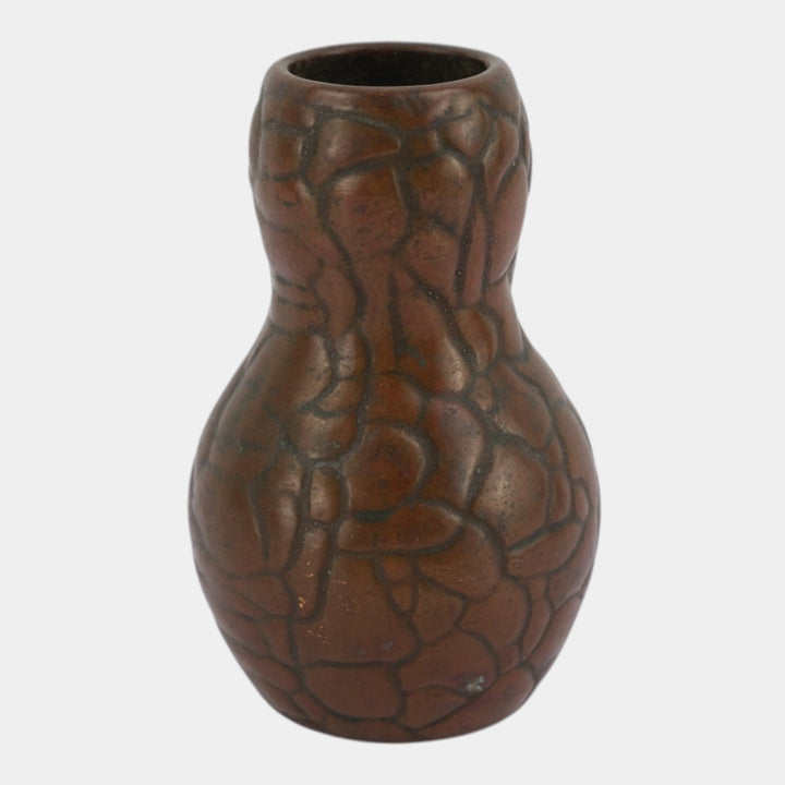 Clewell Copper Clad Vintage Arts And Crafts Pottery Brown Ceramic Vase