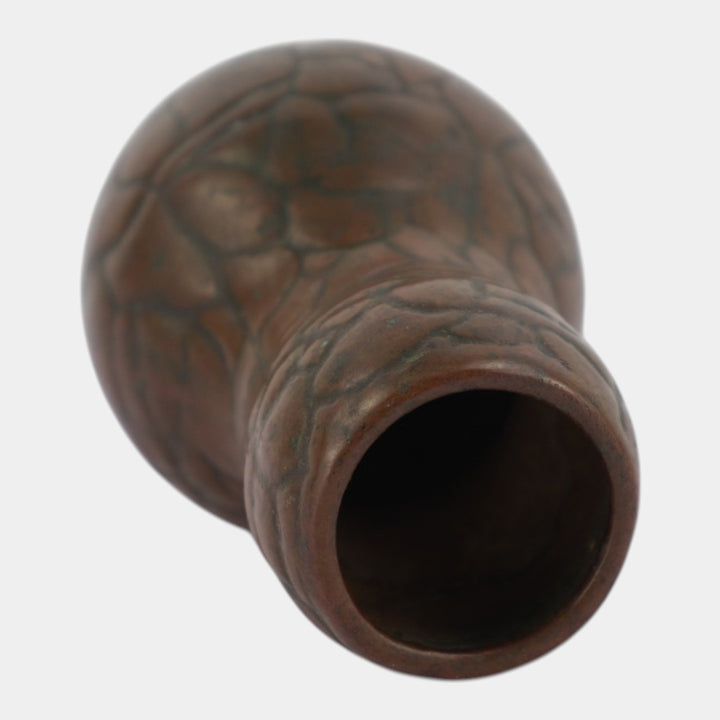 Clewell Copper Clad Vintage Arts And Crafts Pottery Brown Ceramic Vase