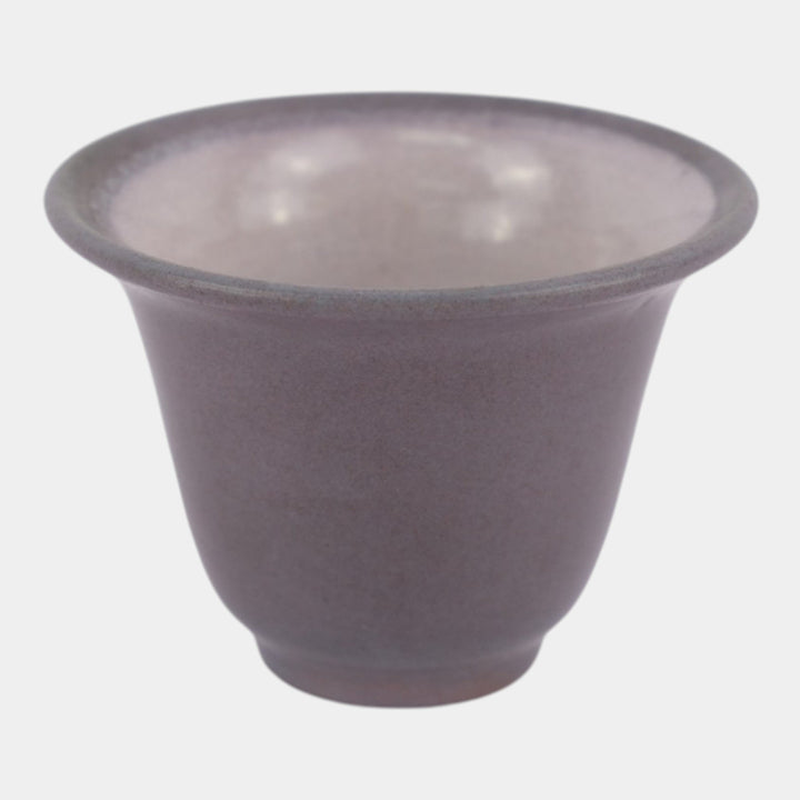 Marblehead Vintage Arts and Crafts Pottery Purple Flared Rim Ceramic Vase