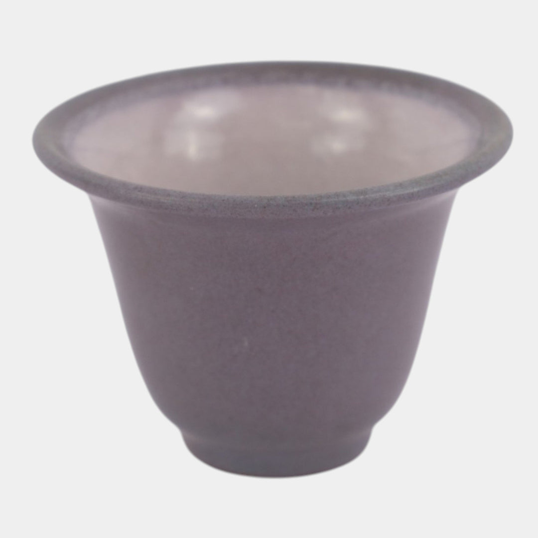 Marblehead Vintage Arts and Crafts Pottery Purple Flared Rim Ceramic Vase