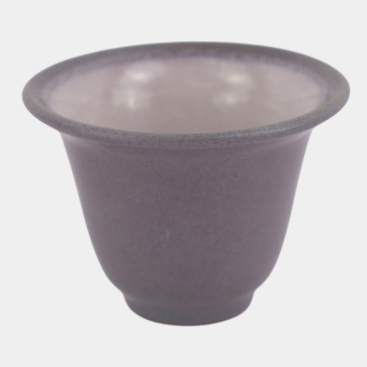 Marblehead Vintage Arts and Crafts Pottery Purple Flared Rim Ceramic Vase