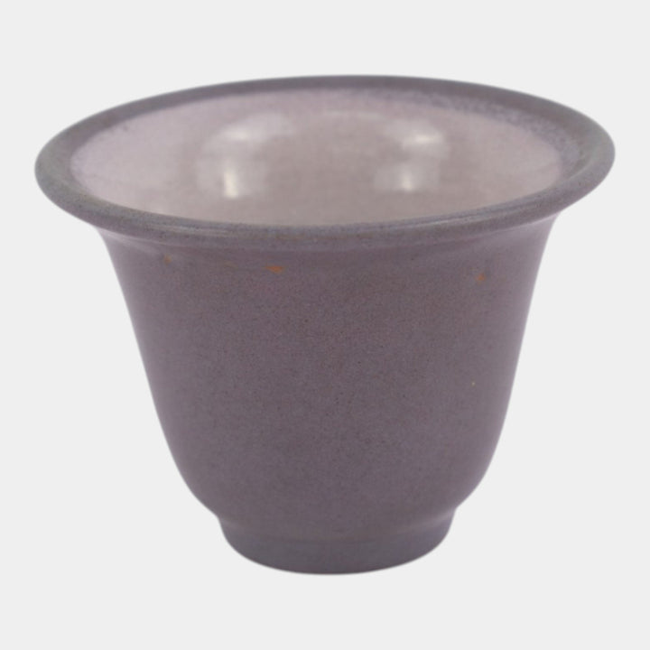Marblehead Vintage Arts and Crafts Pottery Purple Flared Rim Ceramic Vase