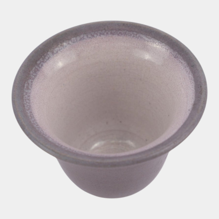 Marblehead Vintage Arts and Crafts Pottery Purple Flared Rim Ceramic Vase