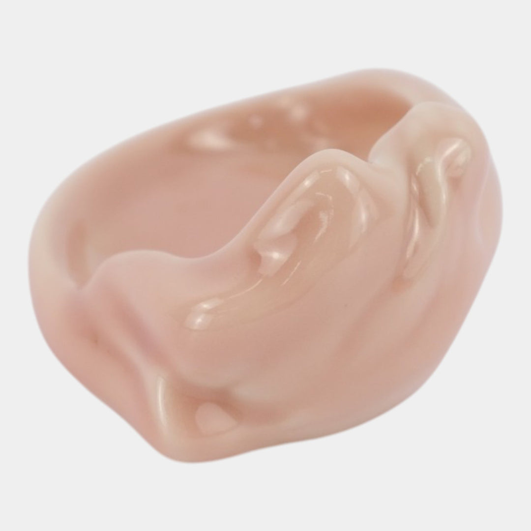 Rookwood 1955 Vintage Art Deco Pottery Pink Figural Nude Ceramic Pin Tray 2595