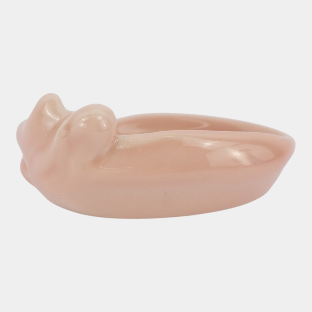 Rookwood 1955 Vintage Art Deco Pottery Pink Figural Nude Ceramic Pin Tray 2595