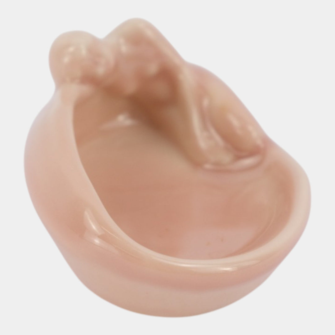 Rookwood 1955 Vintage Art Deco Pottery Pink Figural Nude Ceramic Pin Tray 2595