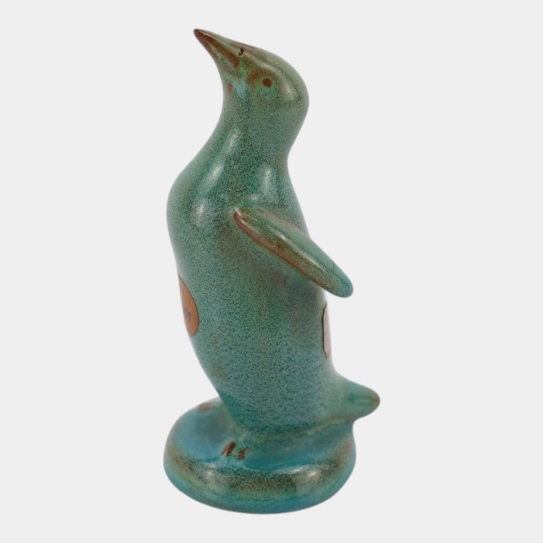 Nicodemus Pottery "Optimist" Penguin Figural Art Pottery Mid Century Figurine
