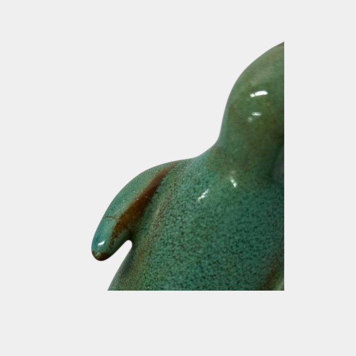 Nicodemus Pottery "Optimist" Penguin Figural Art Pottery Mid Century Figurine