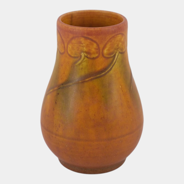 Rookwood 1911 Arts And Crafts Pottery Vine Leaf Carved Vase 1129 Hentschel