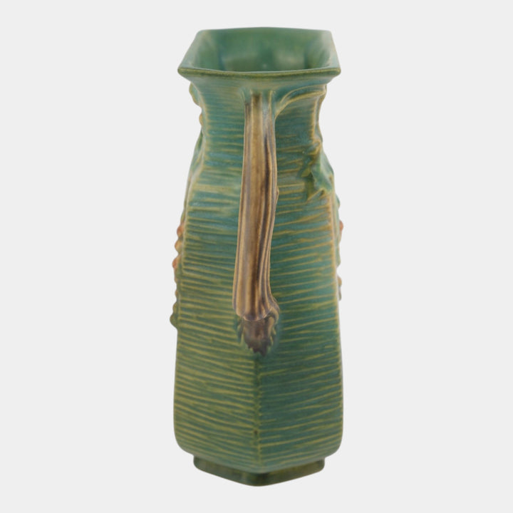 Roseville Bushberry Green 1941 Vintage Art Pottery Ceramic Vase 33-8