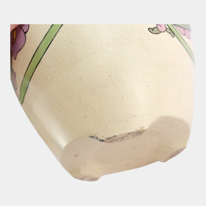 Roseville Persian 1916 Vintage Art Pottery Purple Flora Ceramic Jardiniere Planter