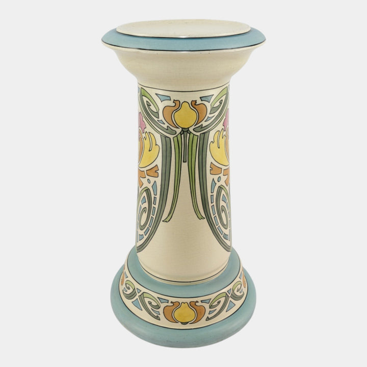 Roseville Persian 1916 Vintage Art Pottery Art Nouveau Creamware Pedestal