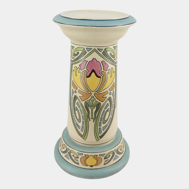 Roseville Persian 1916 Vintage Art Pottery Art Nouveau Creamware Pedestal