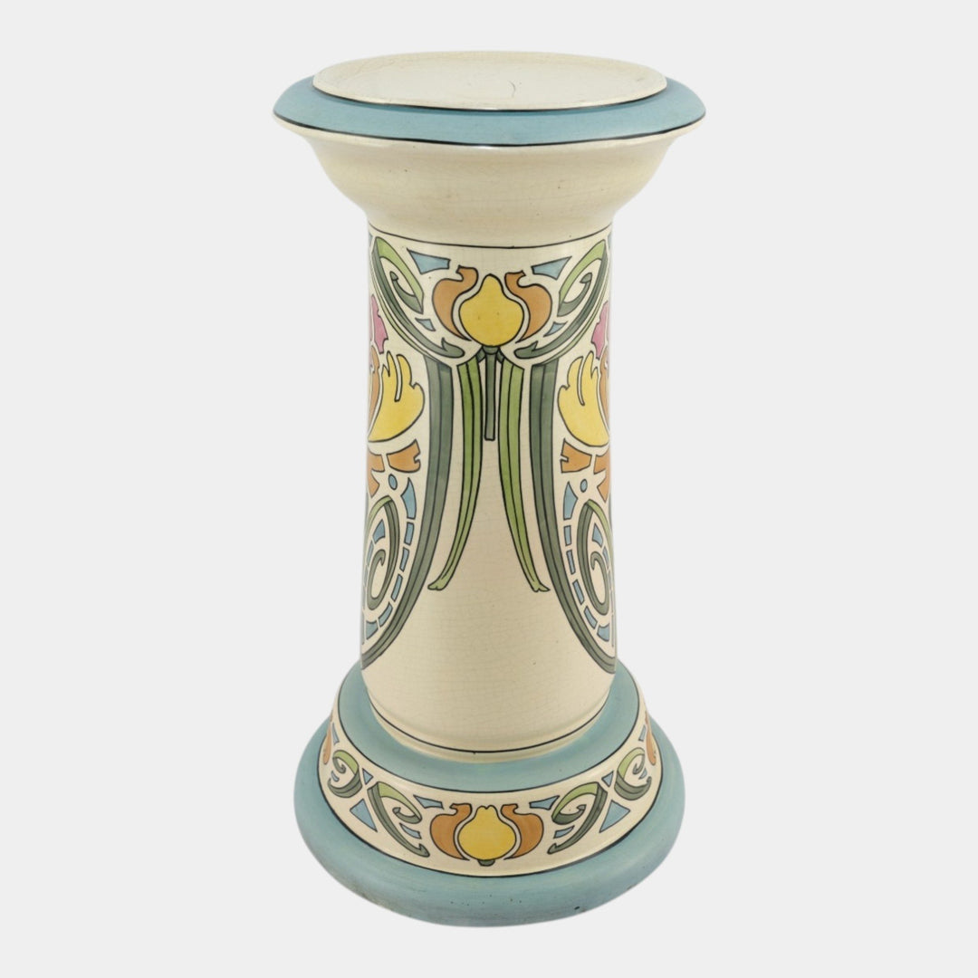 Roseville Persian 1916 Vintage Art Pottery Art Nouveau Creamware Pedestal