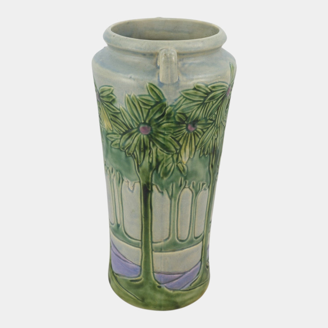 Roseville Vista 1920 Vintage Arts And Crafts Pottery Ceramic Floor Vase 121-15