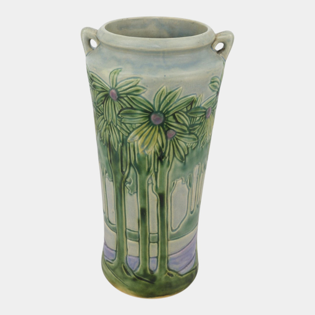 Roseville Vista 1920 Vintage Arts And Crafts Pottery Ceramic Floor Vase 121-15