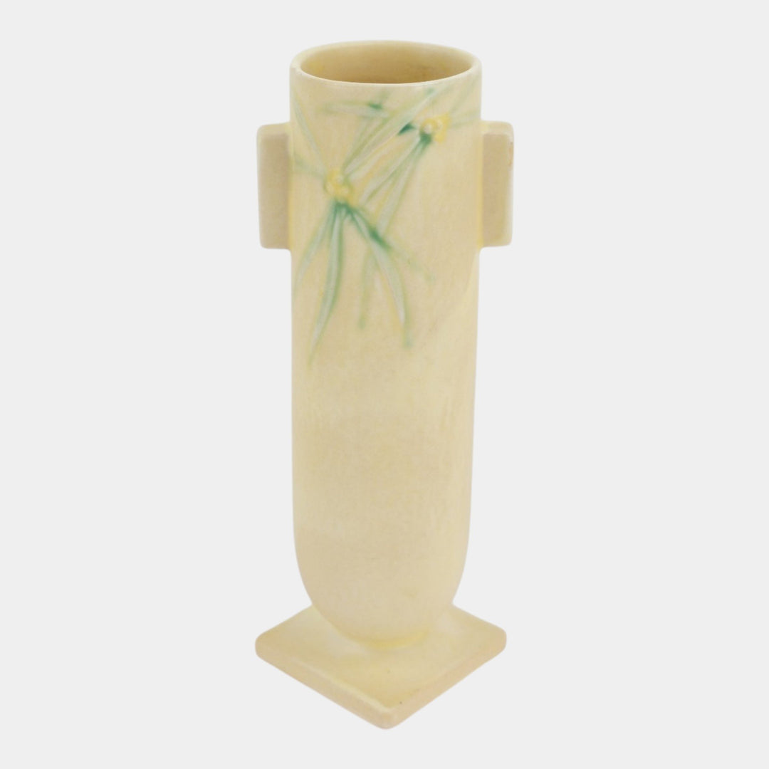 Roseville Dawn Yellow 1937 Vintage Art Deco Pottery Ceramic Vase 828-8