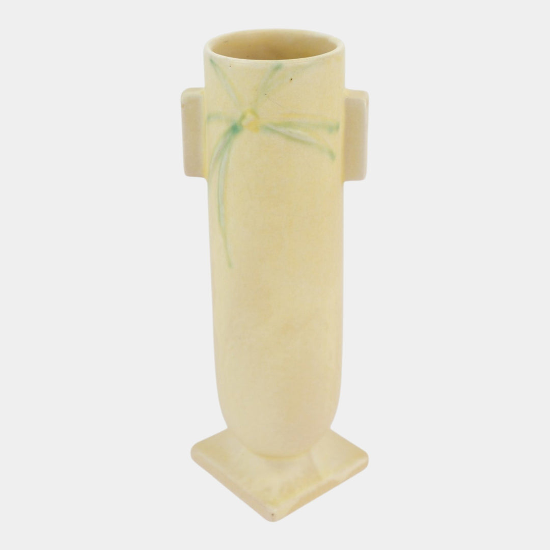 Roseville Dawn Yellow 1937 Vintage Art Deco Pottery Ceramic Vase 828-8