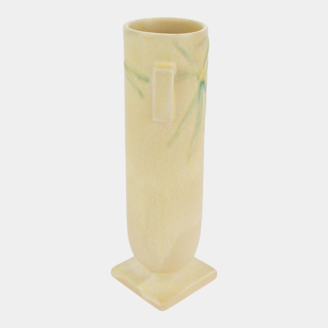 Roseville Dawn Yellow 1937 Vintage Art Deco Pottery Ceramic Vase 828-8