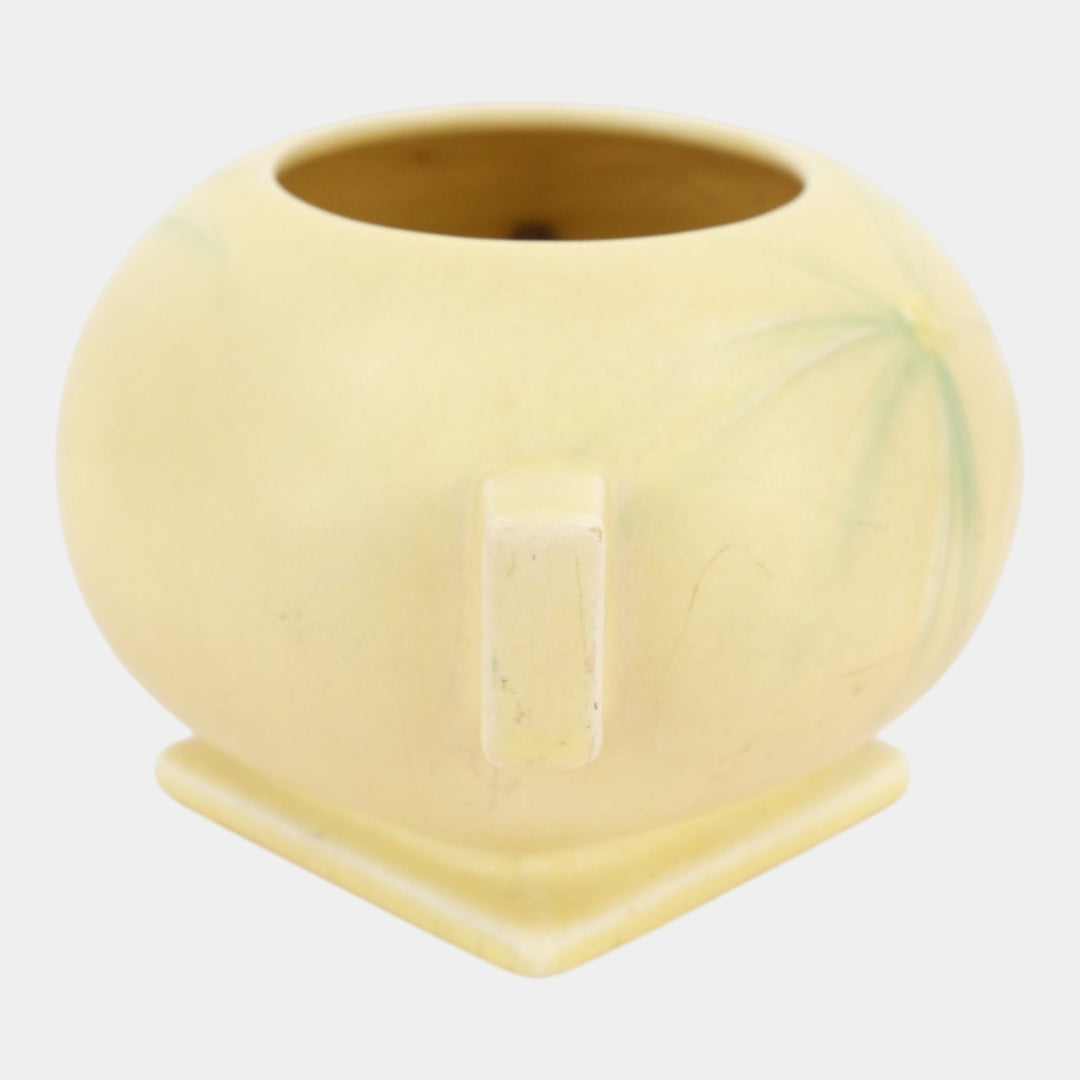 Roseville Dawn Yellow 1937 Vintage Art Deco Pottery Ceramic Bowl Vase 315-4