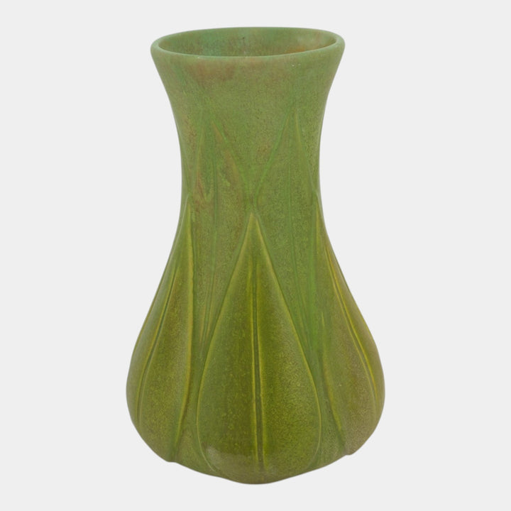 Roseville Early Velmoss Green 1916 Vintage Arts & Crafts Pottery Vase 138-12