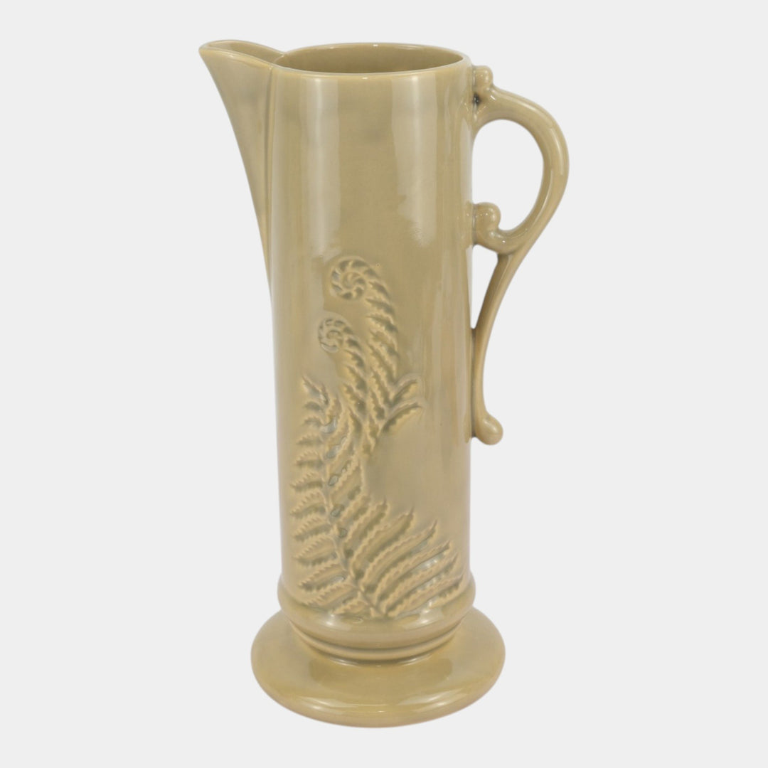 Roseville Mayfair Beige 1952 Mid Century Modern Pottery Ceramic Tankard 1107-12