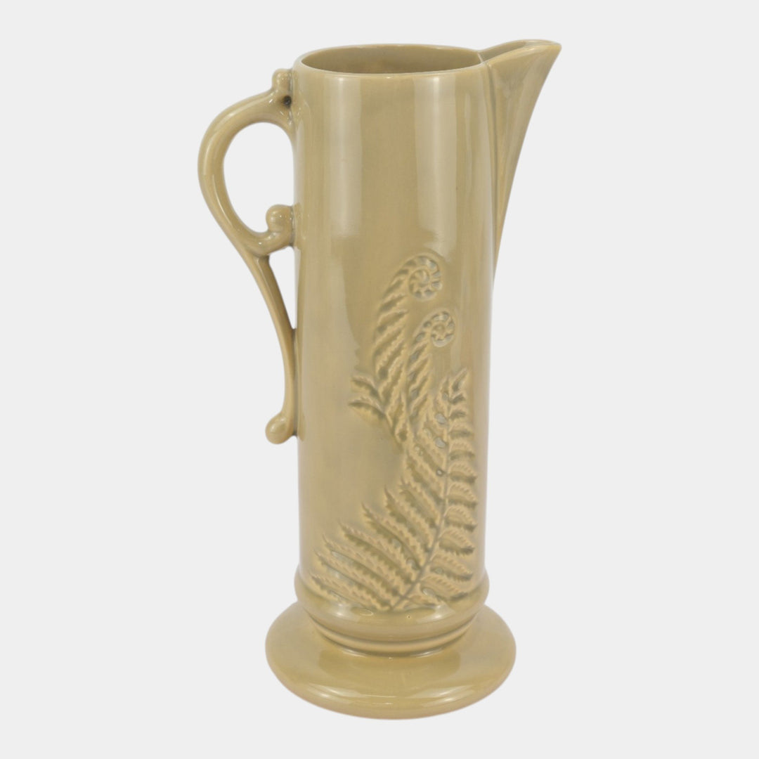 Roseville Mayfair Beige 1952 Mid Century Modern Pottery Ceramic Tankard 1107-12