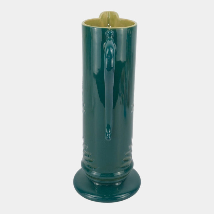 Roseville Mayfair Green 1952 Mid Century Modern Pottery Ceramic Tankard 1107-12