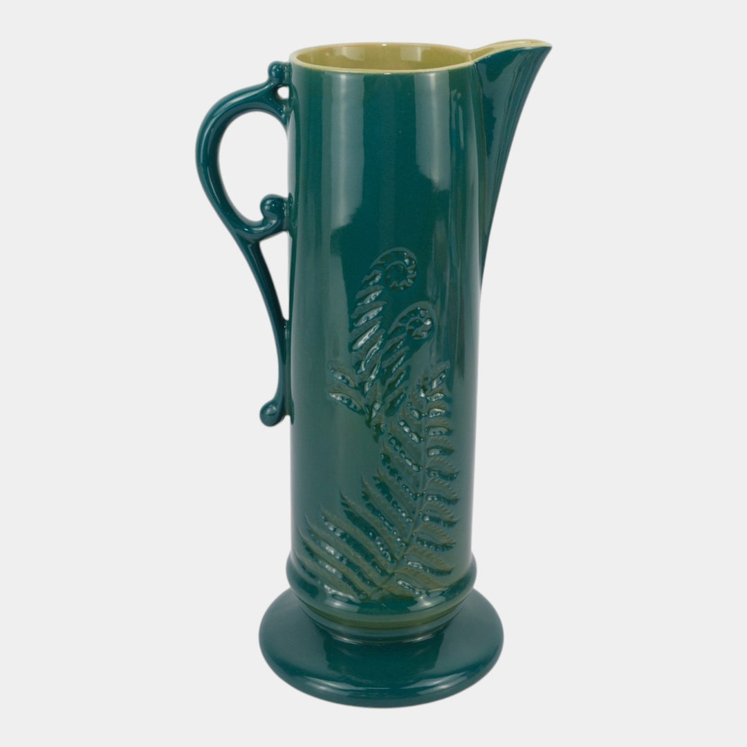 Roseville Mayfair Green 1952 Mid Century Modern Pottery Ceramic Tankard 1107-12