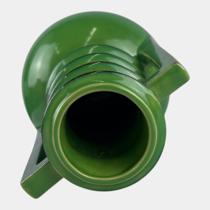 Roseville Futura Emerald Green 1928 Vintage Art Deco Pottery Ceramic Vase 389-8