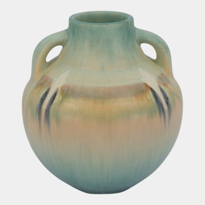 Roseville Montacello Green 1931 Vintage Art Pottery Ceramic Vase 562-7