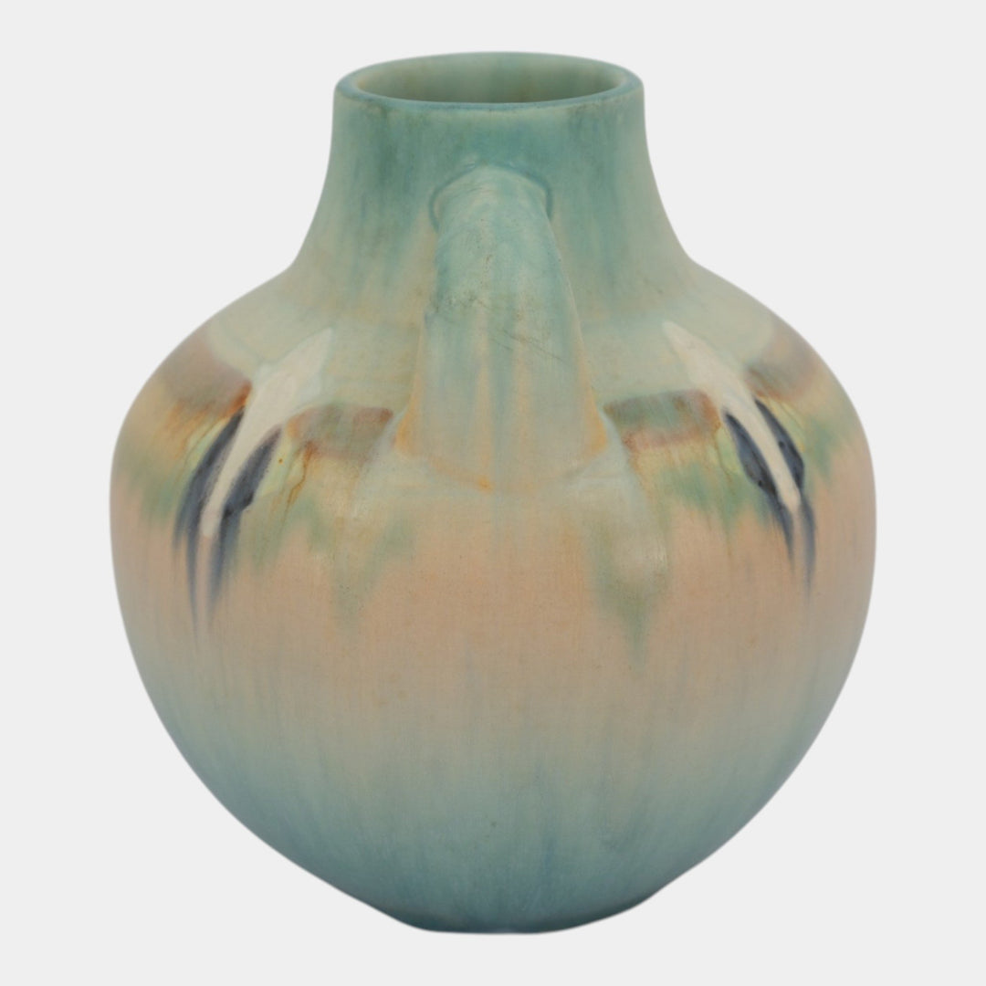 Roseville Montacello Green 1931 Vintage Art Pottery Ceramic Vase 562-7