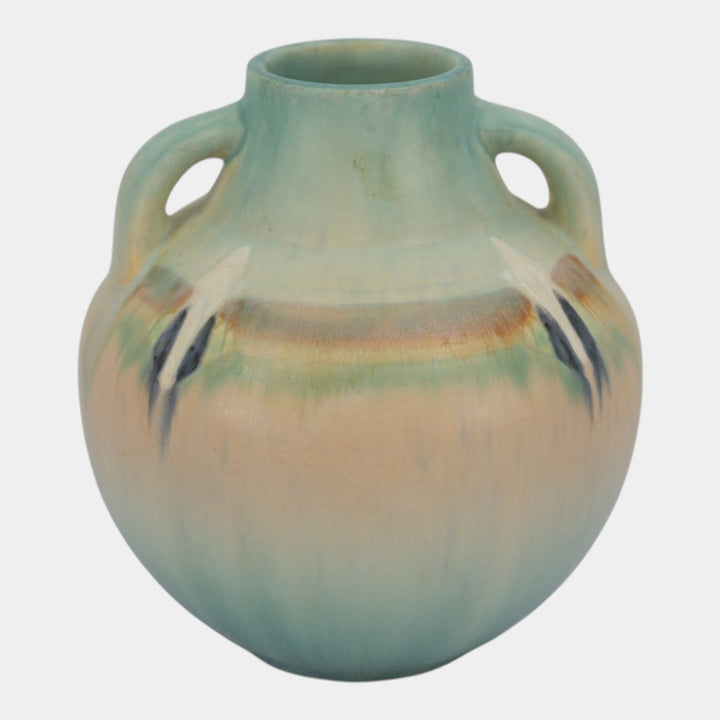 Roseville Montacello Green 1931 Vintage Art Pottery Ceramic Vase 562-7