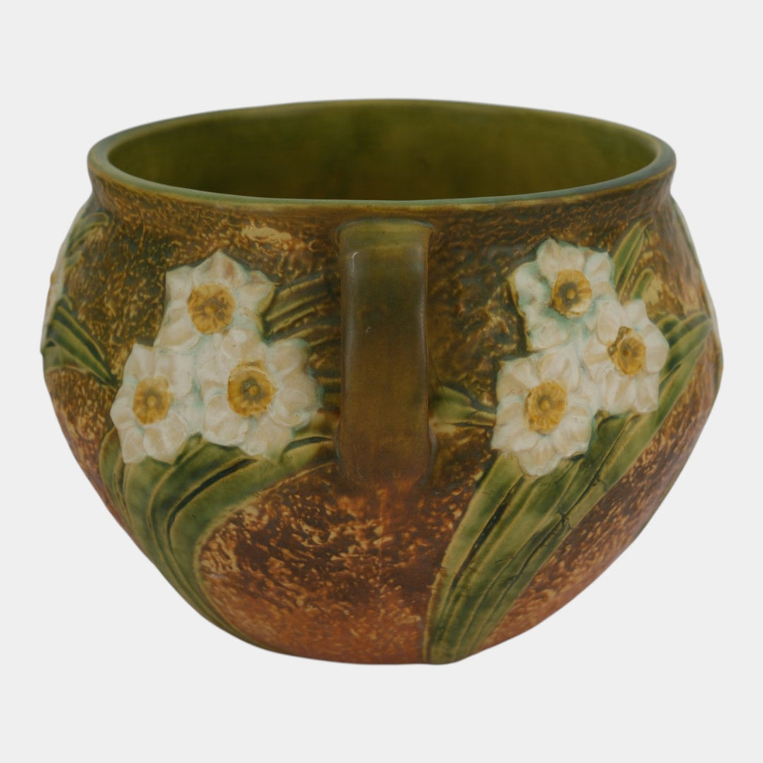 Roseville Jonquil 1931 Vintage Arts And Crafts Pottery Jardiniere Planter 621-9