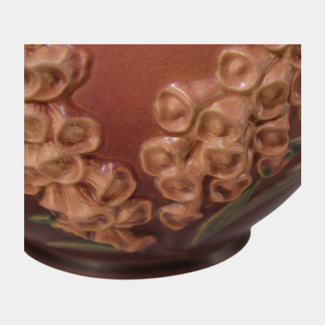 Roseville Foxglove Pink 1942 Art Deco Ceramic Jardiniere & Pedestal 659-8