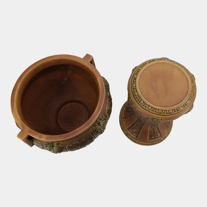 Roseville Florentine I 1920 Vintage Art Pottery Jardiniere And Pedestal 602-10