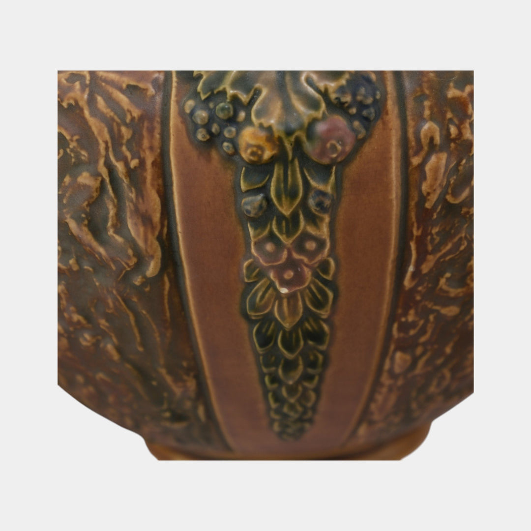 Roseville Florentine I 1920 Vintage Art Pottery Jardiniere And Pedestal 602-10
