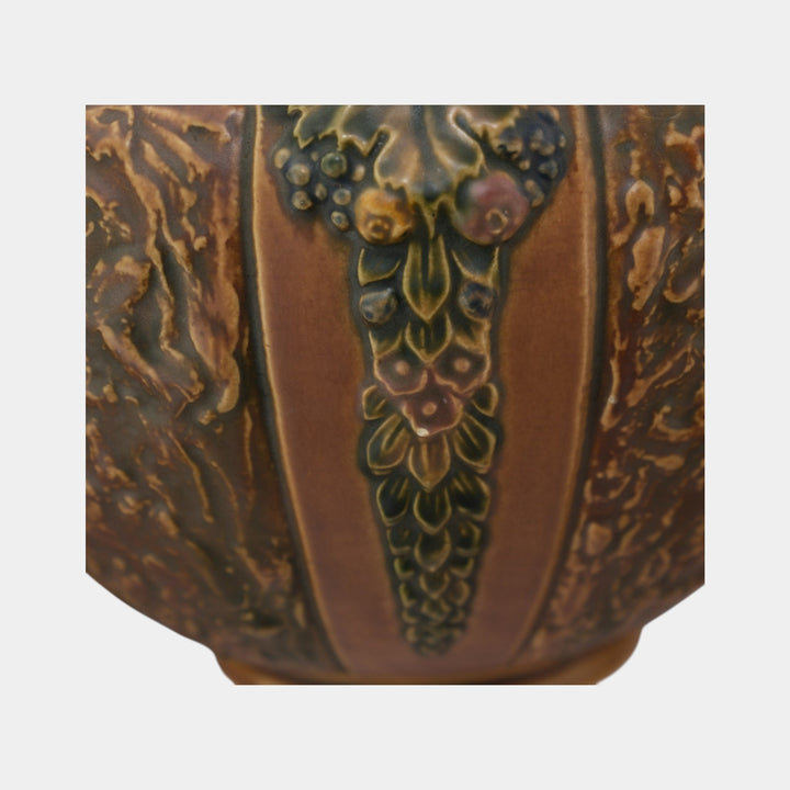 Roseville Florentine I 1920 Vintage Art Pottery Jardiniere And Pedestal 602-10