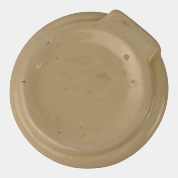 Roseville Creamware 1910 Vintage Pottery Michigan Brewery Advertising Ashtray