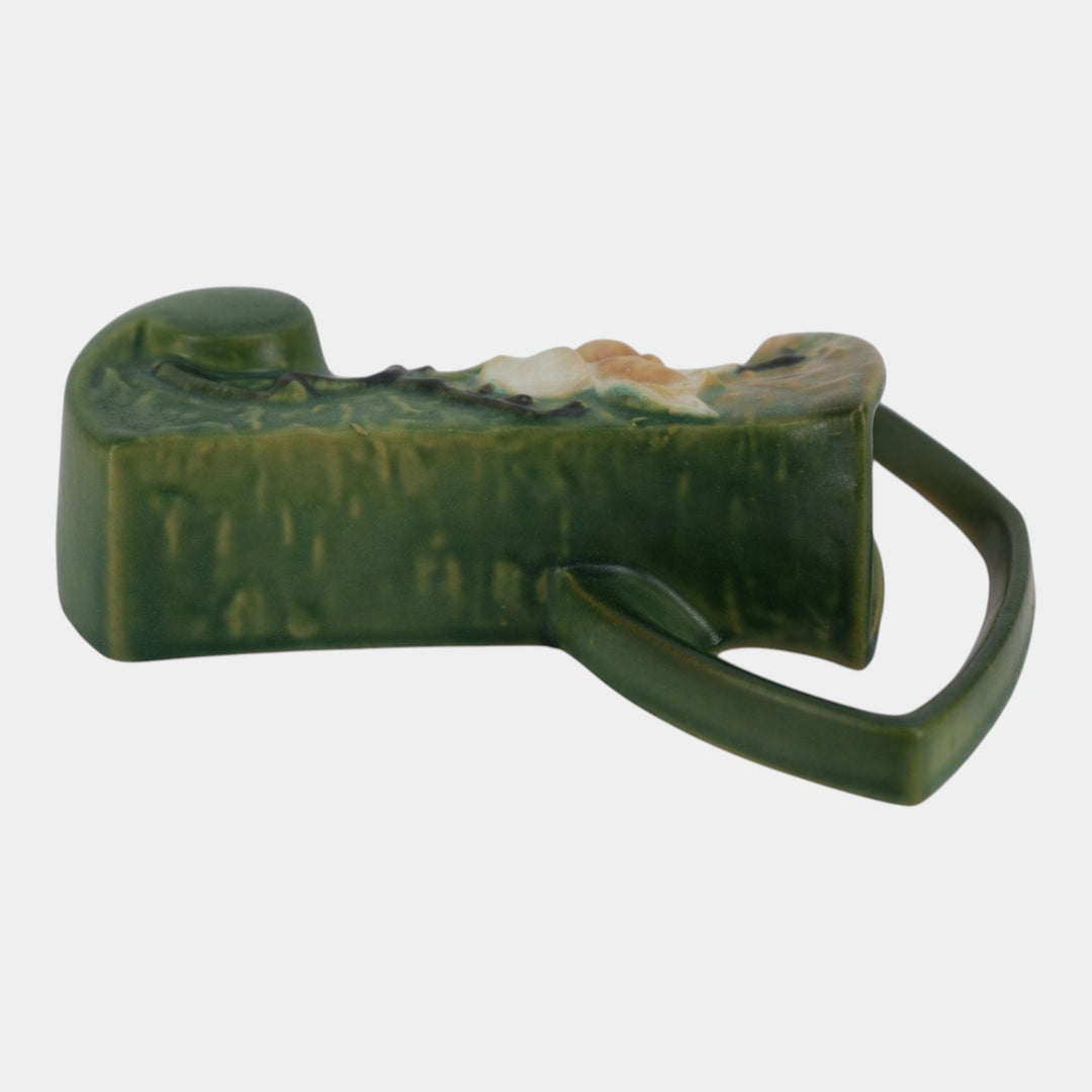 Roseville Magnolia Green 1943 Vintage Art Pottery Ceramic Wall Pocket 1294-8