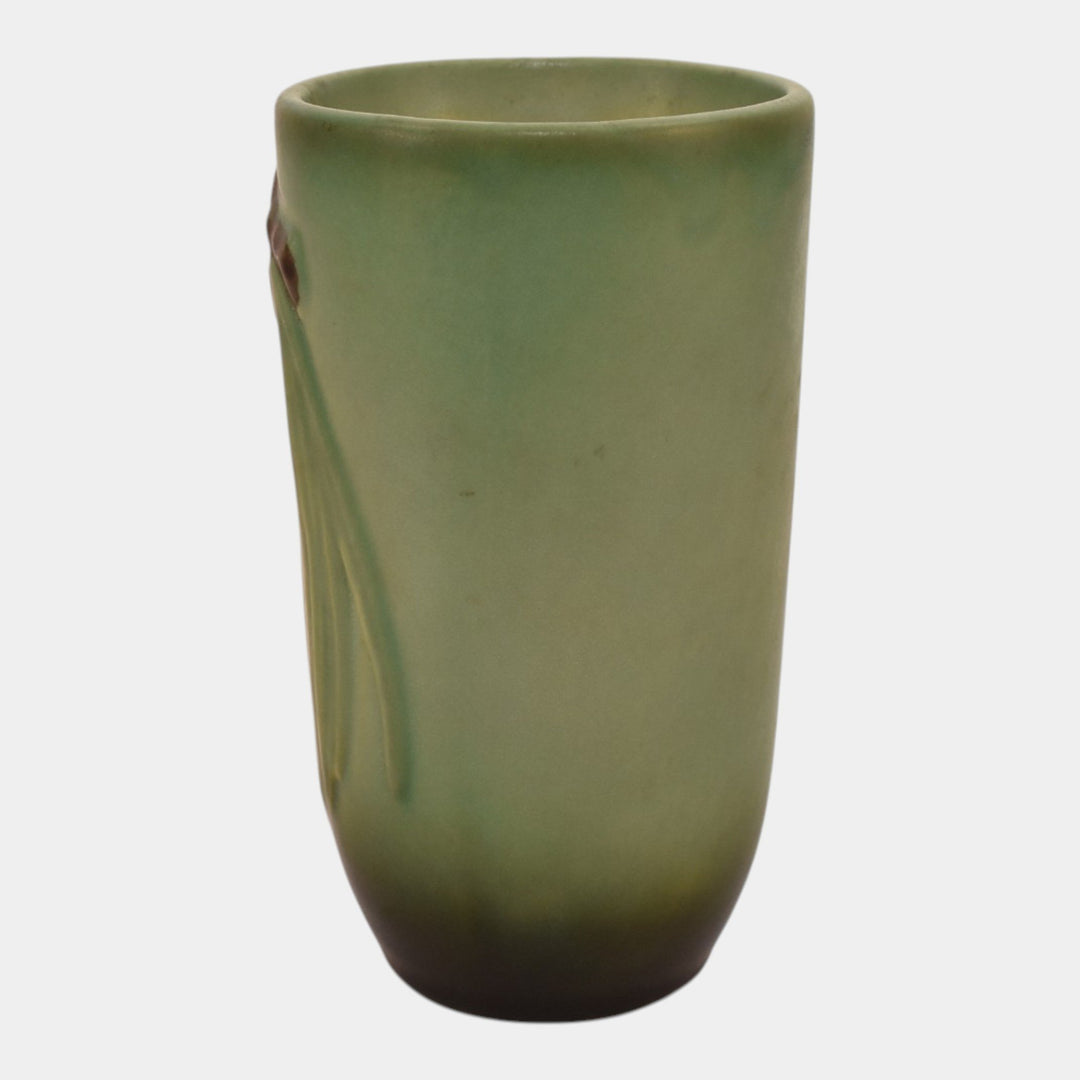 Roseville Pine Cone Green 1940 Vintage Art Pottery Ceramic Tumbler Cup 414