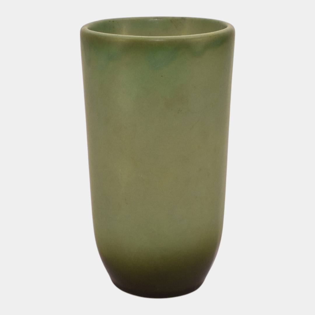 Roseville Pine Cone Green 1940 Vintage Art Pottery Ceramic Tumbler Cup 414