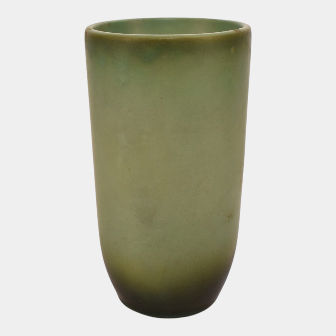 Roseville Pine Cone Green 1940 Vintage Art Pottery Ceramic Tumbler Cup 414