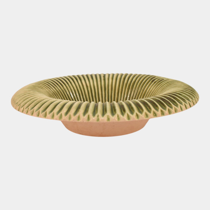 Roseville Donatello 1916 Vintage Art Pottery Ceramic Console Bowl 61-8