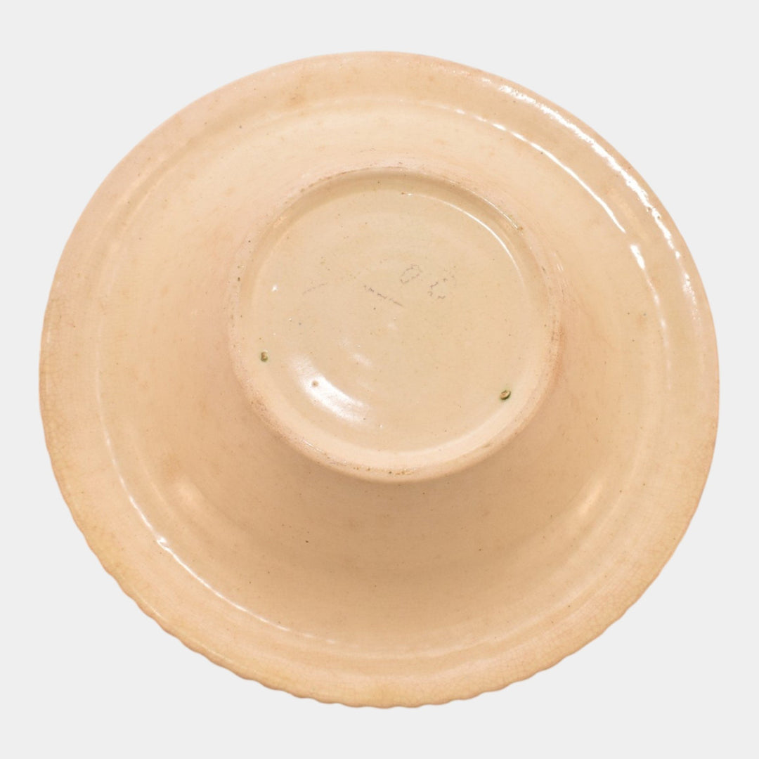 Roseville Donatello 1916 Vintage Art Pottery Ceramic Console Bowl 61-8