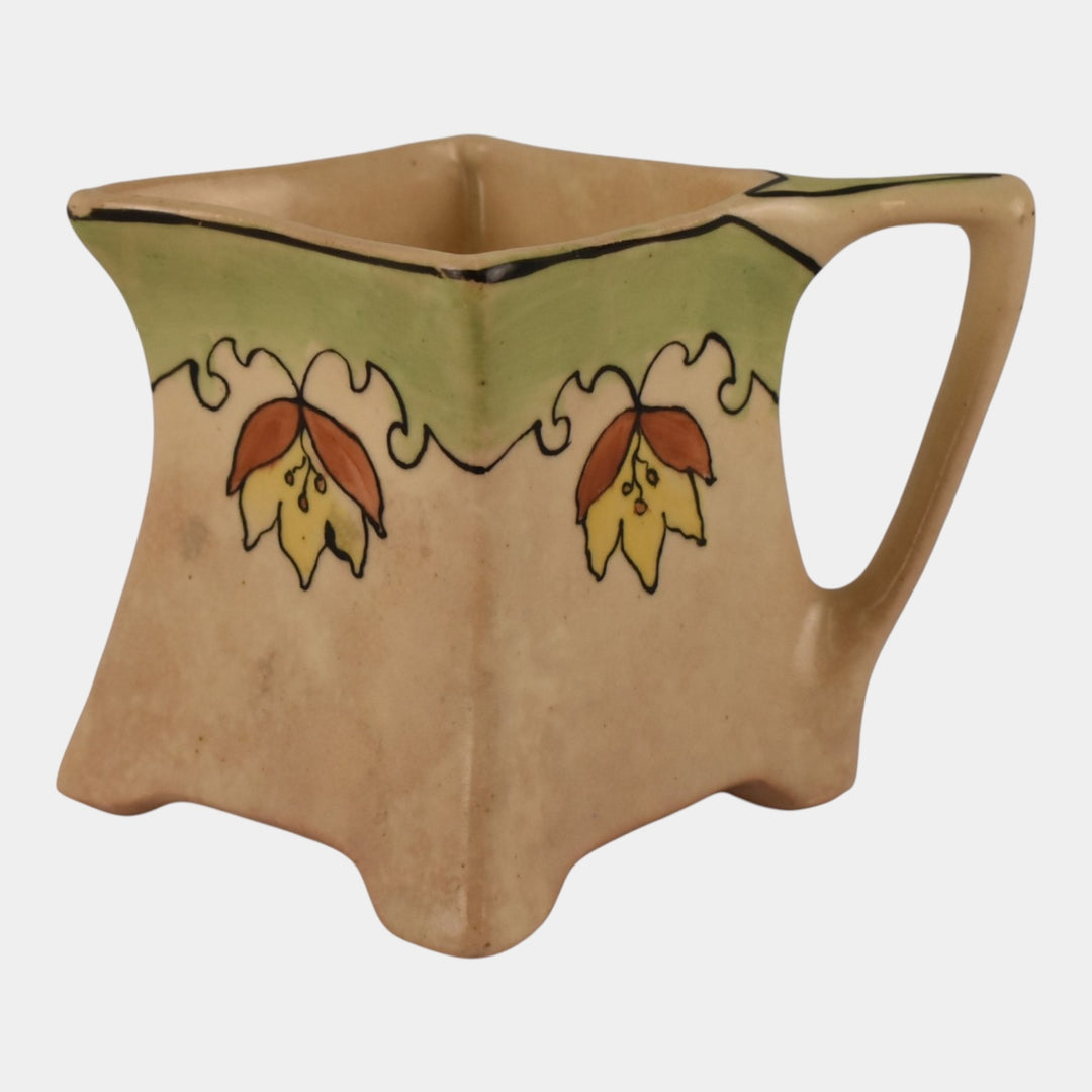 Roseville Persian Creamware 1916 Art Nouveau Floral Art Pottery Creamer Pitcher - Just Art Pottery
