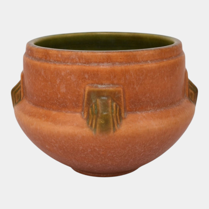 Roseville Artcraft Tan 1933 Vintage Art Pottery Ceramic Jardiniere Planter 629-4