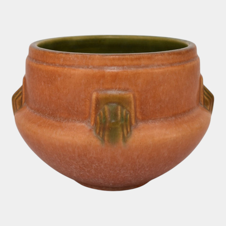 Roseville Artcraft Tan 1933 Vintage Art Pottery Ceramic Jardiniere Planter 629-4