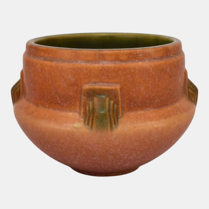 Roseville Artcraft Tan 1933 Vintage Art Pottery Ceramic Jardiniere Planter 629-4