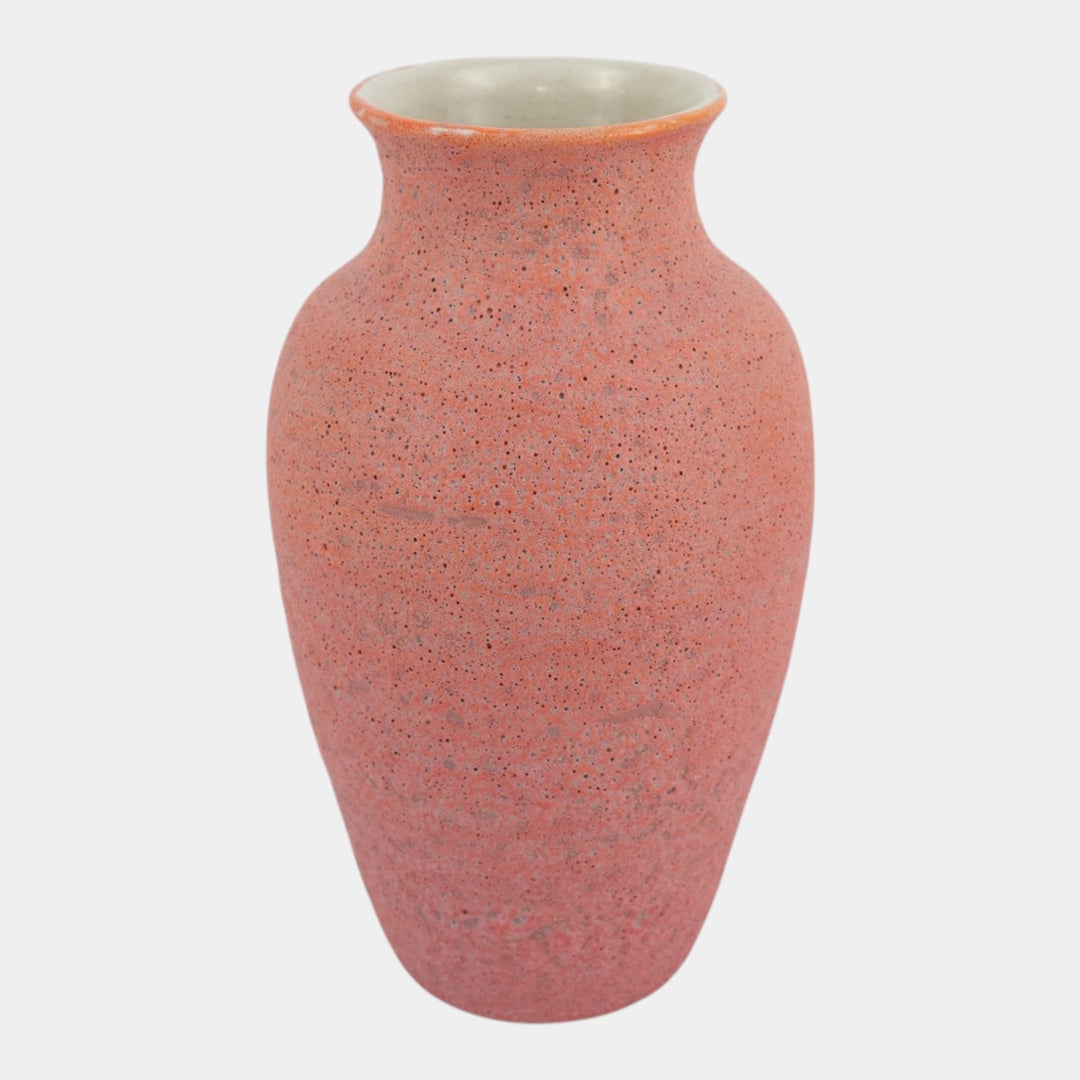 Door Studio Scott Draves Art Pottery Red Volcanic Glaze Hand Thrown Ceramic Vase